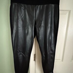 Torrid Black Faux Leather Leggings